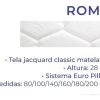 D_672865-MLA49547600179_042022-O.jpg Conjunto Sommier Roma- 140 X 190 X 28. Resortes Doble Pillow