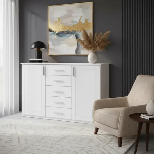 Bahiut Vajillero Corpus- 5 Puertas, 5 Cajones 155 Cm Cod 328