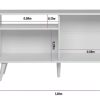 D_673532-MLU74154683199_012024-O.jpg Estante Para Tv Rubi Linea Brasil De 50 Pulgadas, Color Natural/blanco Roto
