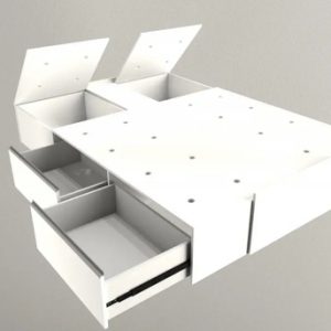 Box Base P- Sommier Adaptable 140- 160 4 Cajones-cod. 6423 P