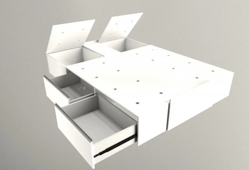 Box Base P- Sommier Adaptable 140- 160 4 Cajones-cod. 6423 P