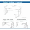Escritorio P- Oficina Base D Melamina 1.50 X 0.70 7912- 7201
