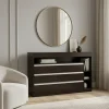Comoda Cajonera Piacenza 3 Cajones- Aluminio 120- 90- 45