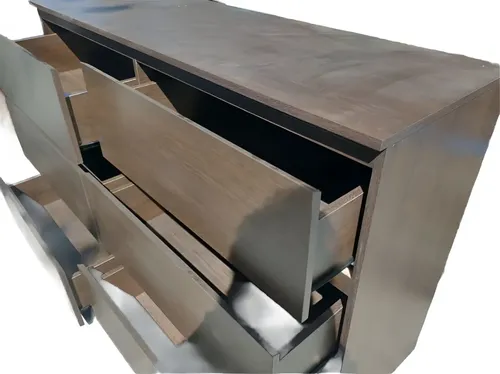 Comoda Chiffonier Cajonera 6 Cajones Mdf- 140 X 85 X 44