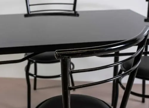 Unico Juego D Cocina Mesa Bar 120 X 70 + 4 Sillas Vienes Cm1