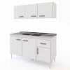 D_676269-MLA52148096415_102022-O.webp Bajo Mesada + Alacena + Mesada Acero Inox. 1.40 X 50- Dl 604