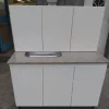 Bajo Mesada Y Alacena 1.20 Mdf 15 Mm- Con Mesada Marmol Sint