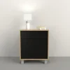 Mesa De Luz 1 Puerta, 1 Cajon. Sistema Push. Cod. 6426