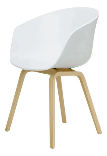 D_677629-MLA106588386551_022026-O.jpg 2 Sillones Cocina Comedor Italy Patas Metalicas Casco Blanco