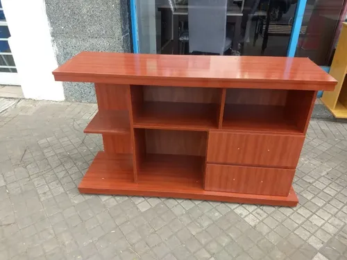 Rack Mesa Para Tv Led- Niza- Melamina- 135 X 80- 2 Cajones
