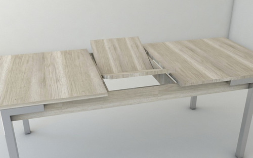 D_678058-MLA45243193573_032021-O.jpg Mesa Cocina Comedor Extensible 140 A 185 X 0.90. B. Cromado