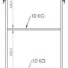 D_678429-MLU75909869460_042024-O.jpg Despensero Cocina Alacena Organizador 2 Puertas 4 Estantes Blanco Melamina Resistente Alto 180 Cm Multiuso Guardado Despensa Hogar Comedor Moderna Fácil Limpieza D062 Dielfe