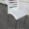 D_679640-MLA52238502823_112022-O.webp Silla Cocina Comedor. Casco Pvc- Patas De Cromada- Ambar