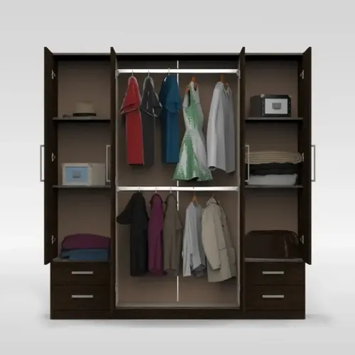 Ropero Placard Organizador 4 Puertas- 4 Cajones- Pac170