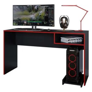 Mesa De Escritorio Camemmun Black Pixel Para Jugadores De Computadora
