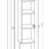 Escobero Despensero Organizador 2 Puertas- E 062- 180 X56x32