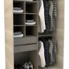 D_682853-MLA93609520788_102025-O.jpg Interior De Placard Melamina Vestidor Ropero Sin Puertas Color Nevado Con Gris
