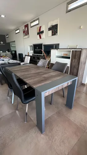 D_682956-MLA78558343734_082024-O.webp Mesa Cocina Comedor Fija 140 X 90. Dynamic- Patas Melamina
