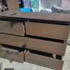 Comoda Chiffonier Cajonera 6 Cajones Mdf- 140 X 85 X 44