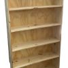 Estanteria Biblioteca Pino Macizo- 5 Estantes 180 X 100 X 25