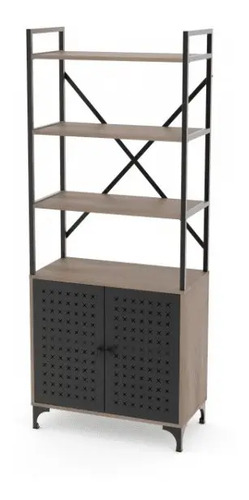 Estanteria Organizador 2 Puertas- Soho- Ess070- 173 X 69