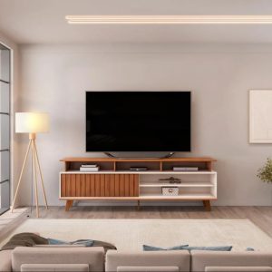 D_685023-MLA109805546371_032026-O.jpg Rack Para Tv Flow, 1 Puerta Corrediza- 170 X 60- Dj Moveis