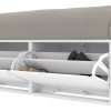 Base Box Para Sommier 140 O 160 X 190- 4 Cajones 2 Zapateros
