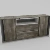 Bahiut Vajillero Dynamic 180 X 85 Con Usb, Cajones Y Puertas