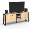Rack Mesa Para Tv Led 65 - Estructura De Caño- Dst 04