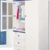 Ropero Placard Infantil 3 Caj. 2 Ptas. Mdf Laqueado- Cod 318