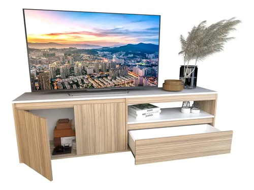 D_687865-MLA107583571311_022026-O.webp Rack Bahiut Para Tv 2 Puertas, 1 Cajon. Cod. 4028 Tables