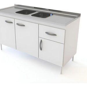 D_690065-MLA95836455699_102025-O.jpg Bajo Mesada De 3 Puertas Y 1 Cajon Delos Dl 604 Blanco