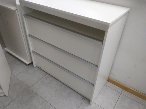 D_691033-MLA49772085465_042022-O.jpg Comoda Chiffonier 3 Cajones 90 X 91 X 42. Melamina- Alu 3c