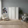 Ropero Placard 3 Puertas, 4 Cajones Nature 182 X 219 X 60
