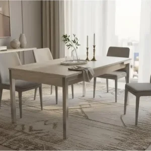 Mesa Cocina Comedor Extensible 180 A 225 X 0.90. B. Cromado