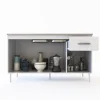 D_693824-MLA52148051611_102022-O.webp Bajo Mesada + Alacena + Mesada Acero Inox. 1.40 X 50- Dl 604