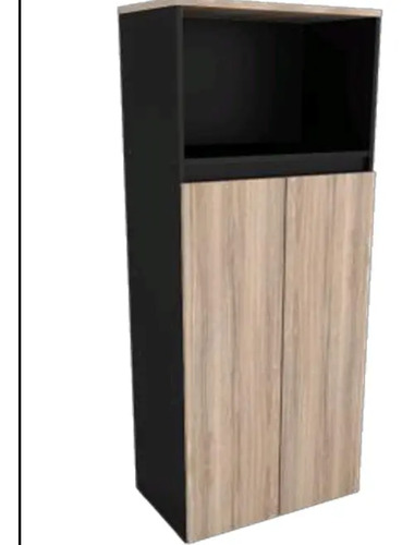 Biblioteca Y Cajonera Colgante Negro Báltico