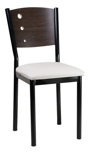 Combo Juego Comedor Mesa Comb + 6 Sillas Caño Resp. Mod. 7