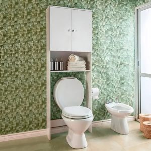 Mueble Organizador Sobre Inodoro Mbc 180 180 X 62 X 22