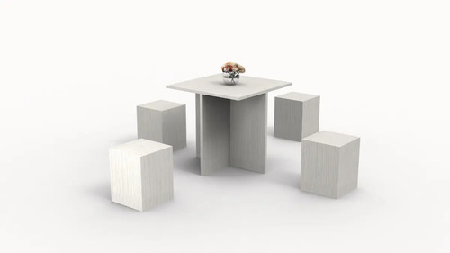 D_695162-MLA46114971685_052021-O.jpg Combo Mesa De Living Cuadrada + 4 Asientos Cubos Dsm 04