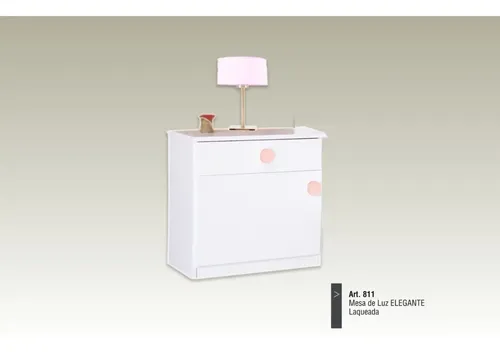 D_695784-MLA41097678747_032020-O.webp Mesa De Luz Elegante Infantil -mdf Laqueado 1 Cajon 1 Pta