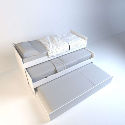 Cama Nido Bicama 1 Plaza 0,80 Mts. Con Carro Cama. Cod. 6457