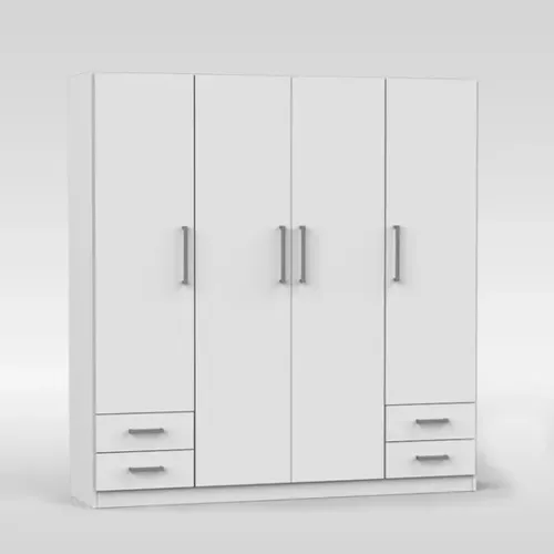 Ropero Placard Organizador 4 Puertas- 4 Cajones- Pac170