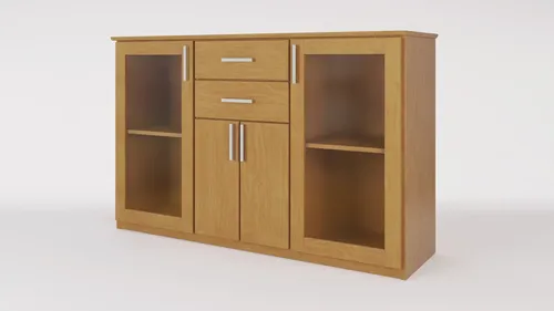 Bahiut Vajillero Corpus- 4 Puertas, 2 Cajones 155 Cm Cod 329