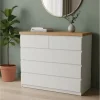 Comoda Chiffonier Cajonera- 5 Cajones- Laqueado Tapa Paraiso