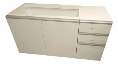 Bajo Mesada 2 Puertas, 3 Cajones. 140 X 85 X 60. Jb 140