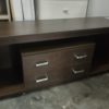 Excelente Rack Mesa Tv- Led Minimalista 2 Cajones Melamina