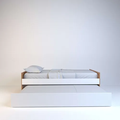 Cama 1 Plaza 0.80 Mts. Con Marinera. Melamina. Dolfin