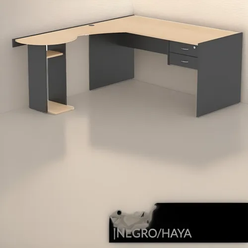 Mesa Escritorio En L, Puesto De Trabajo Izquierdo Cod. 914