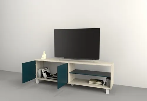 D_699804-MLA45130550314_032021-O.webp Rack Mesa Para Tv Hasta 65 - 2 Puertas- 180-52-36 Cod. 4100